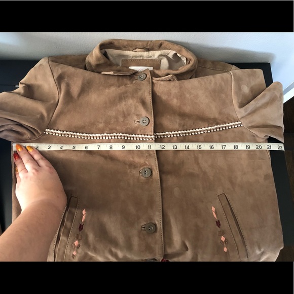 NWT 100% Goat Suede Jacket by George J Love, size L - Picture 4 of 8